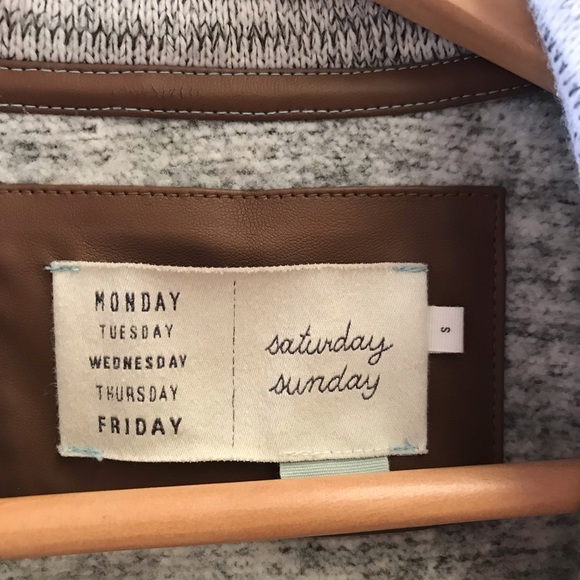 Anthropologie Saturday Sunday Open Front Jacket - Picture 3 of 5